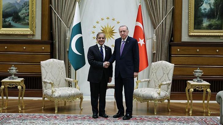 Cumhurbaşkanı Erdoğan, Pakistan Başbakanı Şerif'i kabul etti