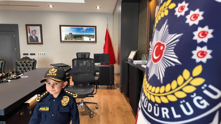 Polis üniformalı çocuklardan '23 Nisan' klibi