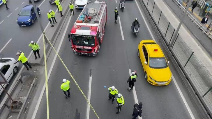 Bakırköy'de motosiklet tankere çarptı: 1 ölü