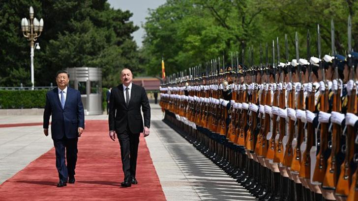 Çin Devlet Başkanı Şi ve Azerbaycan Cumhurbaşkanı Aliyev'den 'stratejik ortaklık' mesajı