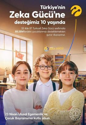 Turkcell Zeka Gücü projesinin 10’uncu yılına özel reklam filmi yayında