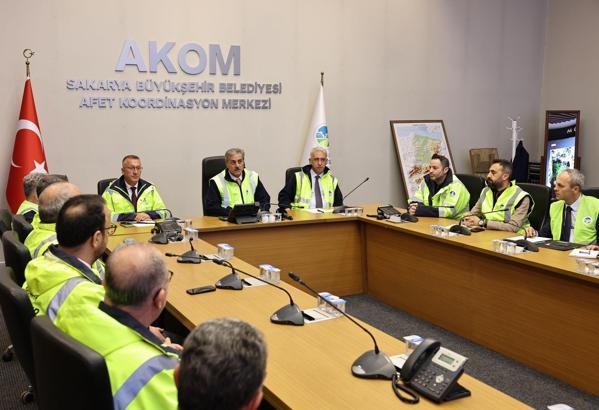 Sakarya'da kriz masası kuruldu