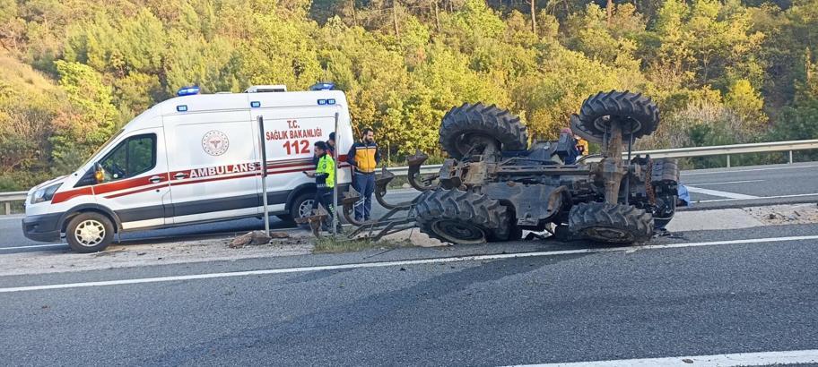 Balıkesir’de traktör kazasında sürücü öldü