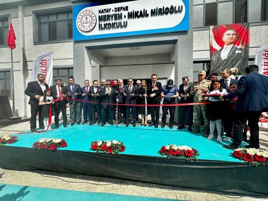 Hatay’da yeni okulların açılışı gerçekleştirildi