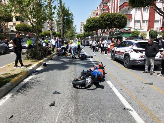 Alanya'da kaza: 2 yaralı