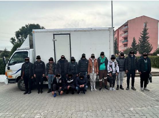 Kırklareli'de 75 kaçak göçmen yakalandı