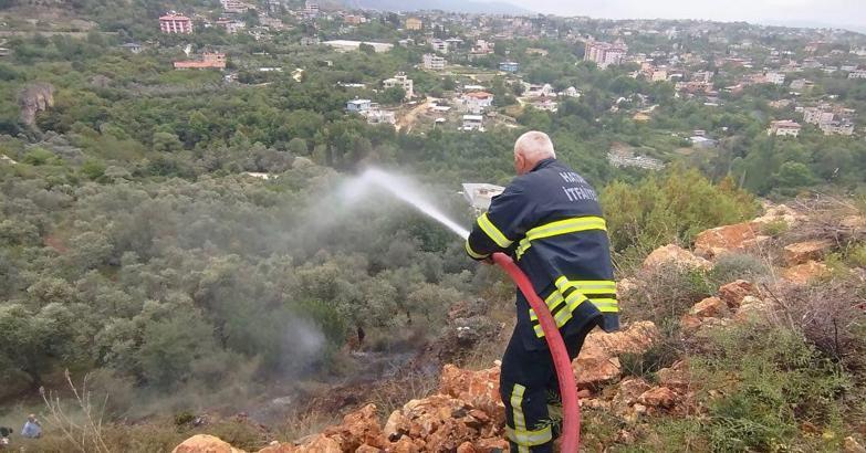 Hatay’da 2 dönüm zeytinlik yandı