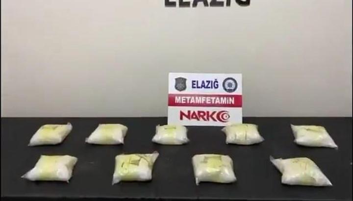 Elazığ'da bagaj kapağına gizlenmiş 5 kilo uyuşturucu ele geçirildi: 1 tutuklama