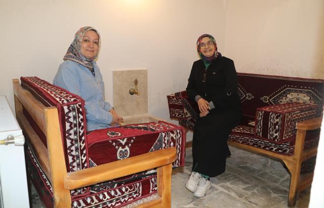 Tarihi hamam kafe olarak hizmet verecek