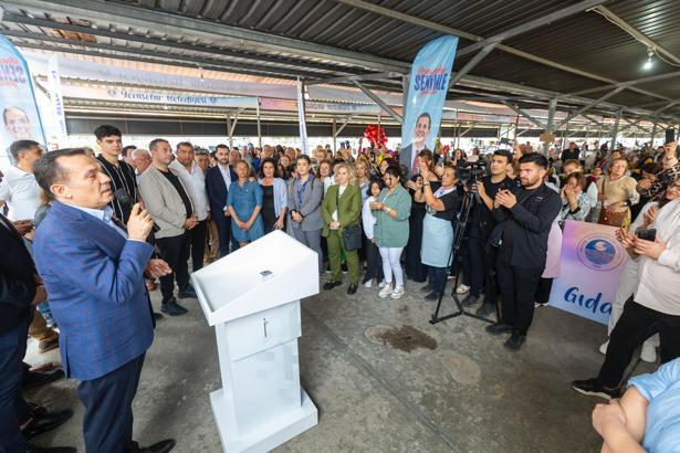 Yenişehir Belediyesi yenilenen üretici kadın pazarını açtı