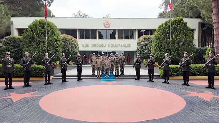 Kara Kuvvetleri Komutanı Bayraktaroğlu'ndan Ege Ordusu Komutanlığı'nda inceleme