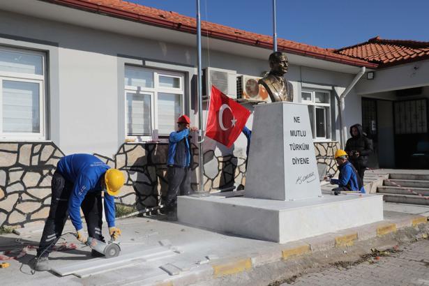 Muğla Büyükşehir Belediyesi'nden okullara bakım ve onarım