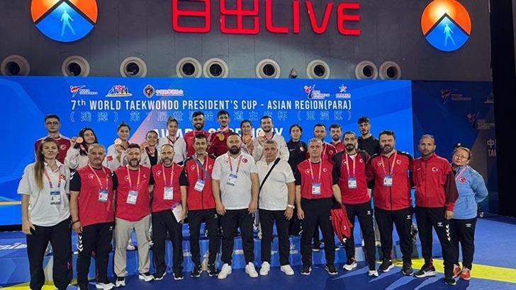 Milli para taekwondoculardan 1'i altın 7 madalya