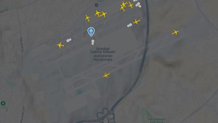 İstanbul - Sabiha Gökçen Havalimanı'nda iniş yapan uçaklara kuleden 'deprem' uyarısı