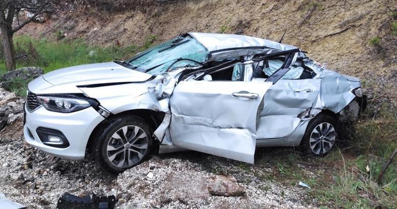 Burdur'da kaza:4 yaralı