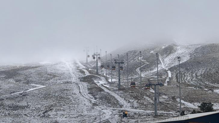 Erciyes'e nisan karı
