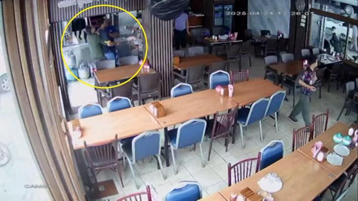 Osmaniye’de boğazına lokma kaçan adamı Heimlich manevrası kurtardı