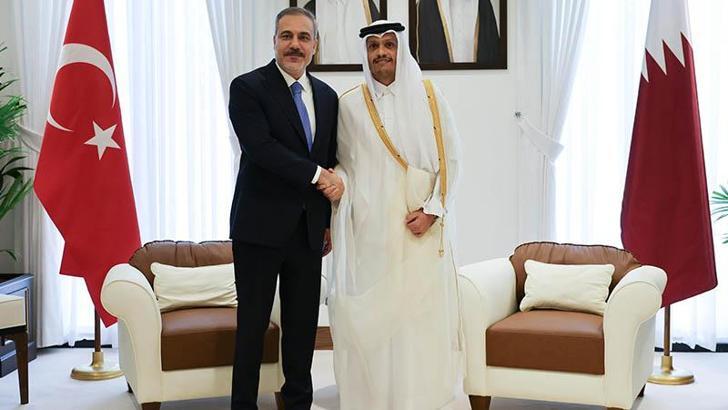 Dışişleri Bakanı Fidan, Katar Başbakanı ve Dışişleri Bakanı Al Sani ile görüştü