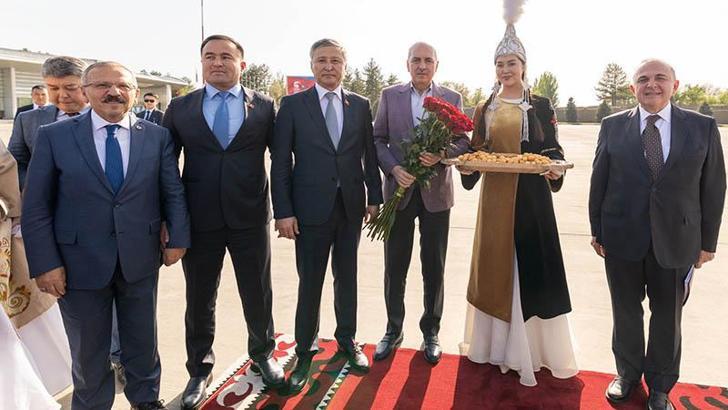 TBMM Başkanı Kurtulmuş, Kırgızistan'da