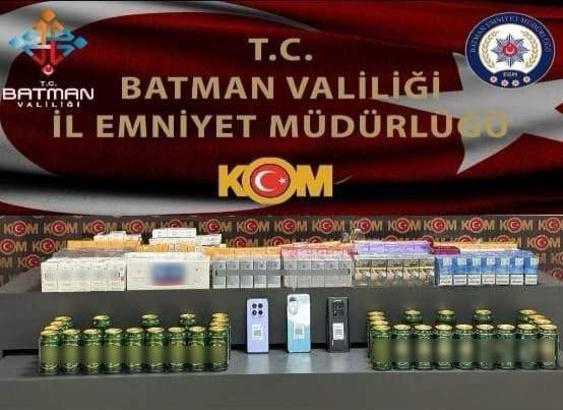 Batman'da kaçakçılığa 10 gözaltı