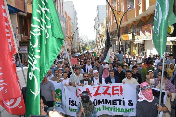 Mardin’de Gazze’ye destek yürüyüşü