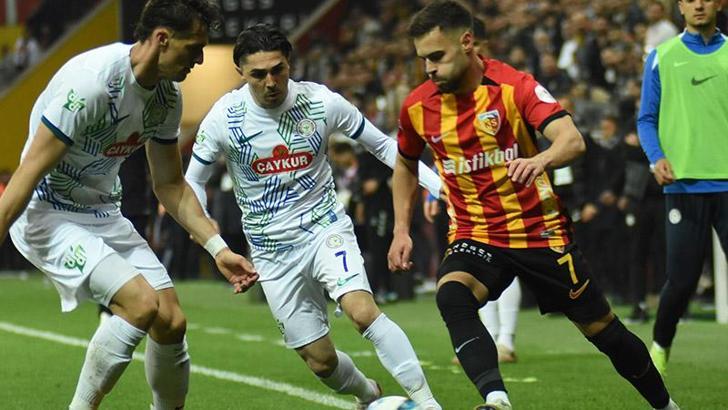Kayserispor - Rizespor maçının ardından