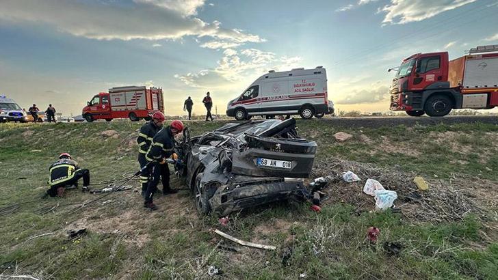 Nevşehir'de 2 otomobil çarpıştı: 1 ölü, 3 yaralı