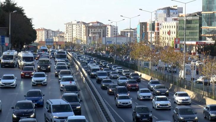 İstanbul-İstanbul'da trafik yoğunluğu