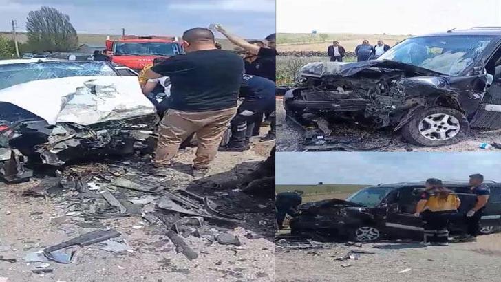 Hafif ticari araçla otomobil kafa kafaya çarpıştı; 1 ölü, 1 yaralı