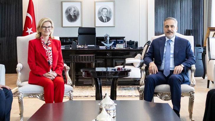 Bakan Fidan, Uluslararası Telekomünikasyon Birliği Genel Sekreteri Bogdan-Martin'i kabul etti