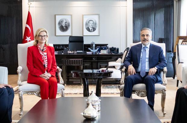 Bakan Fidan, Uluslararası Telekomünikasyon Birliği Genel Sekreteri Bogdan-Martin'i kabul etti