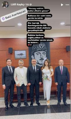 Hatay milletvekili, Azerbaycan’da dünyaevine girdi