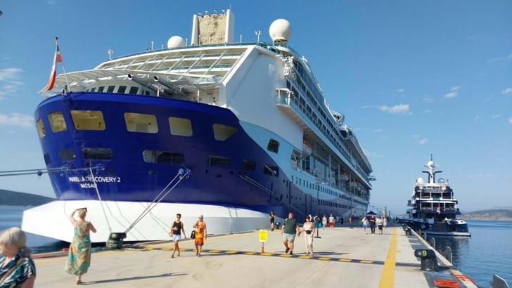 Bodrum’a denizden 1772 turist geldi