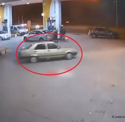 Akaryakıt istasyonunda drift atan sürücüye 50 bin TL ceza