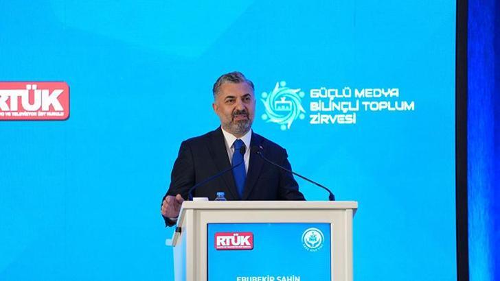 RTÜK Başkanı Şahin: Medya, bireysel algıları yönlendiren güçlü bir mekanizma