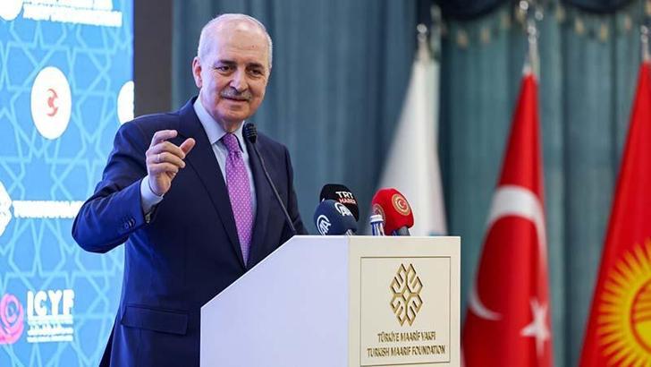 TBMM Başkanı Kurtulmuş, Bişkek’te 'İslam İşbirliği Gençlik Forumu Konferansı’nda konuştu