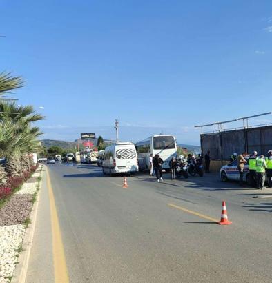 Bodrum’da okul servislerine denetim; 401 bin lira ceza, 15 araç trafikten men edildi