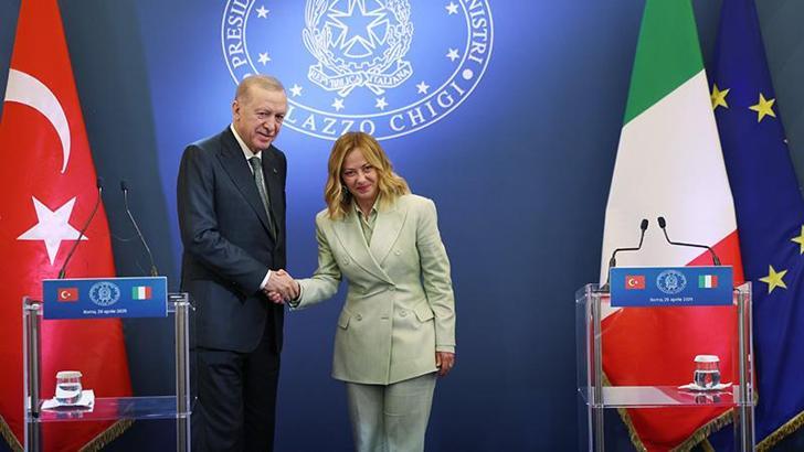 Cumhurbaşkanı Erdoğan: İtalya ile ticaret hedefimiz 40 milyar dolar