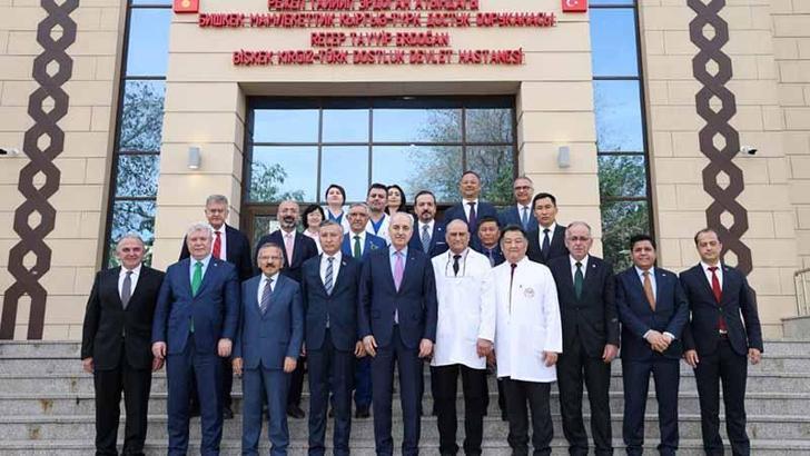 TBMM Başkanı Kurtulmuş, Bişkek’te Recep Tayyip Erdoğan Kırgız-Türk Dostluk Hastanesi’ni ziyaret etti