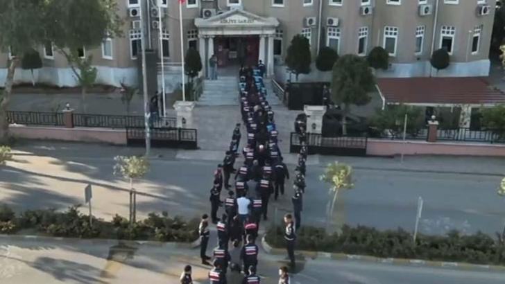 Aydın merkezli 8 ilde organize suç örgütüne operasyon; 38 tutuklama