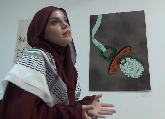 Emzik, biberon ve çıngıraklarla Gazze'deki çocuk ölümlerine dikkat çektiler