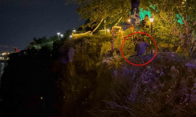 Sevgilisiyle tartışıp falezlere çıktı; 'büyü' iddiasında bulundu