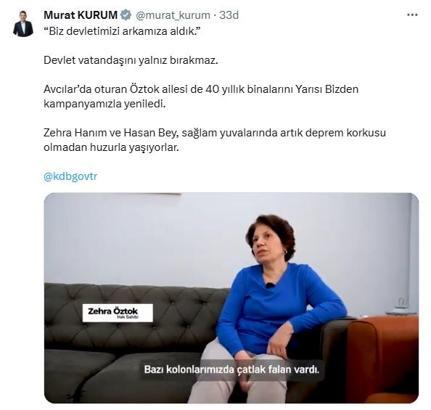 Bakan Kurum’dan ‘Yarısı Bizden’ paylaşımı: Devlet vatandaşını yalnız bırakmaz