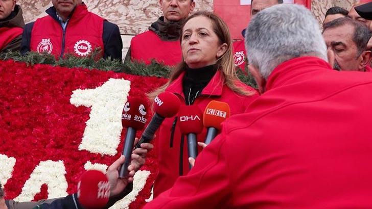 DİSK'ten Taksim Meydanı'nda basın açıklaması