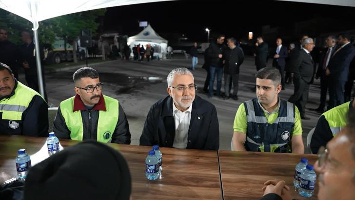 Bakan Işıkhan, işçilerle buluştu