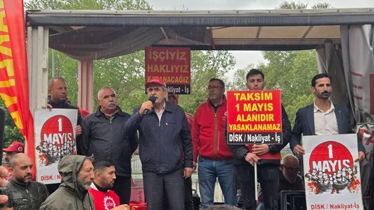 Nakliyat-İş Sendikası Saraçhane’de toplandı