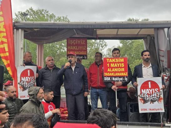 İstanbul- Nakliyat-İş Sendikası Saraçhane’de toplandı