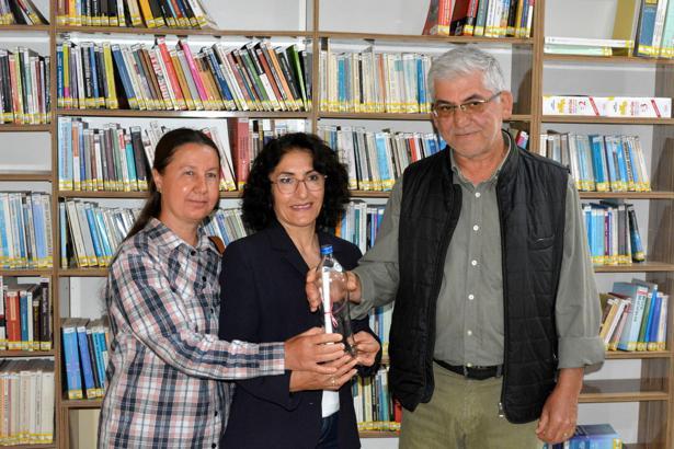 Suya bırakılan mektuplardan biri daha bulundu