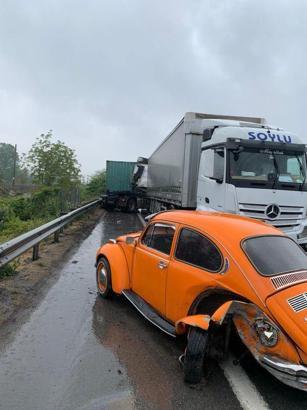 Anadolu Otoyolu'nda 7 ayrı kaza