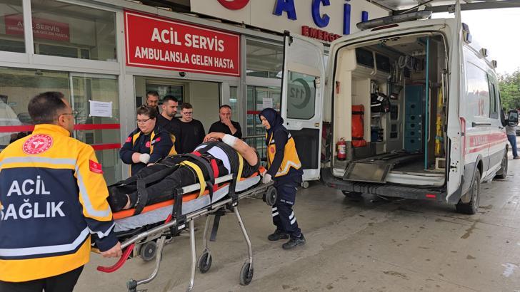 Kontrolden çıkan otomobil takla attı: 4 yaralı